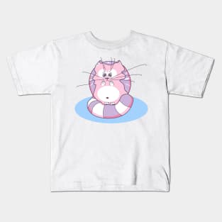 Funny cat Kids T-Shirt